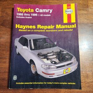 Haynes Repair Manual 92006 Toyota Camry Avalon 1992-1996 Garage Shop Used Book